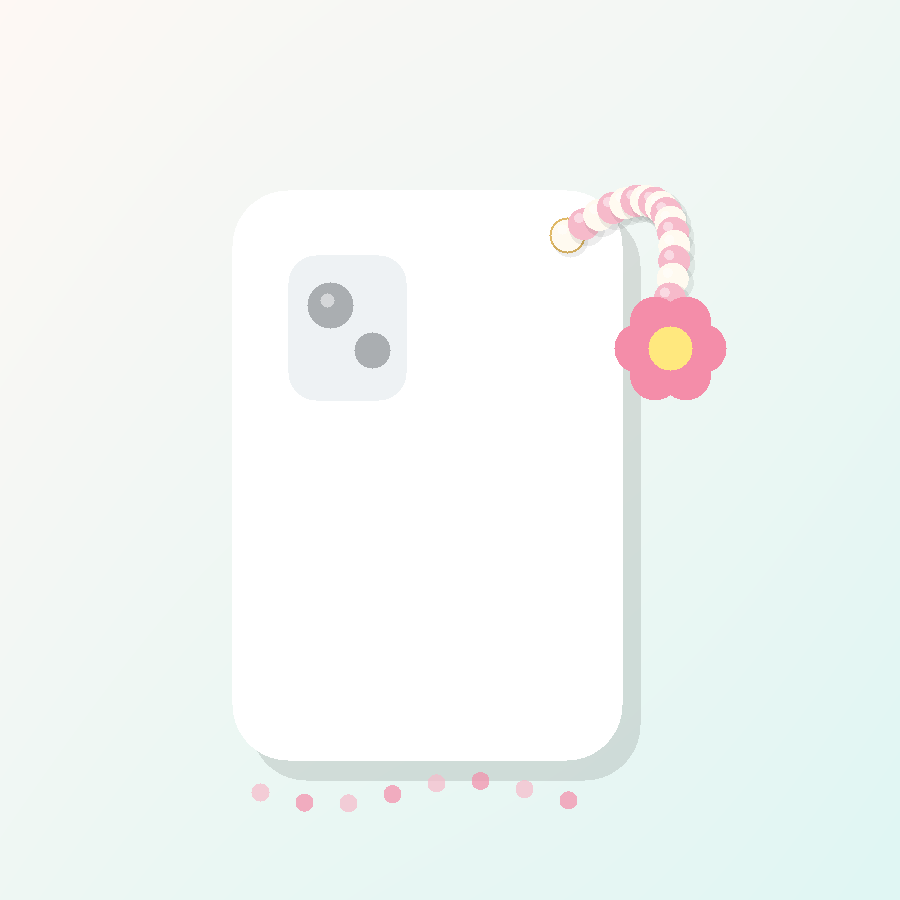 Pearl Bloom Phone Chain